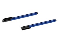 Touch pen stylus met USB stick aluminium blauw-2GB