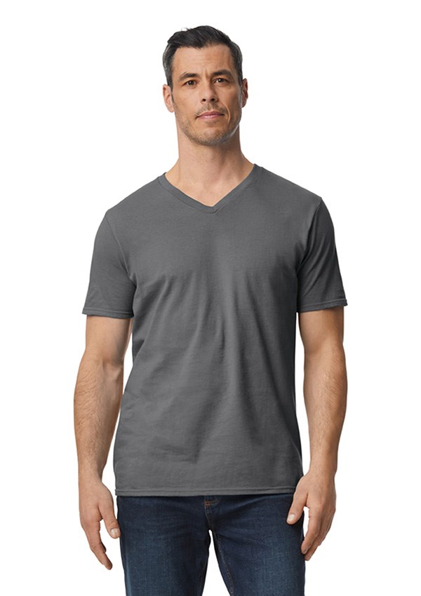 Gildan T-shirt V-Neck SoftStyle SS for him