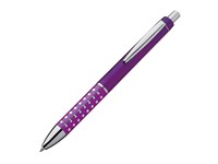 Kunststof pen met glimmend effekt