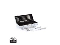 12-delige barbecue set in aluminium koffer