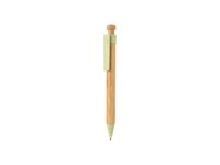 Bamboe pen met tarwestro clip