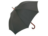 AC woodshaft reguliere paraplu - antraciet