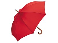 AC houten schacht reguliere paraplu - rood