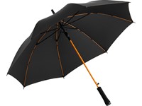 AC gewone paraplu Colorline - zwart-oranje