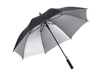 AC gewone paraplu FARE® Doubleface - zwart/zilver
