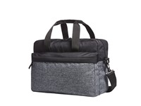 shoulder bag ELEGANCE - black-grey sprinkle