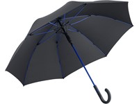 AC middelgrote paraplu FARE®-stijl - zwart-euroblauw