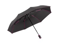 Zakparaplu FARE® AC-Mini Style - zwart-magenta