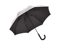 AC reguliere paraplu FARE®-Collection - zilver/zwart