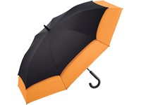 AC golfparaplu FARE®-Stretch 360 - zwart-oranje