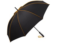 AC middelgrote paraplu FARE®-naad - zwart-oranje