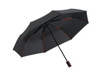 Zakparaplu FARE® Mini Style - zwart-rood