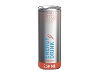 Energy Drink, suikervrij, 250 ml, Fullbody transp (GER)