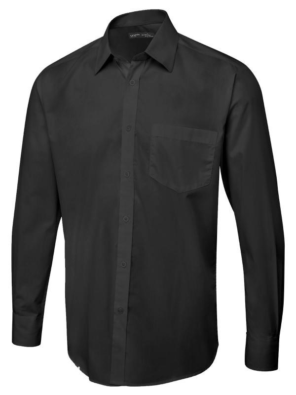 Uneek Men's Long Sleeve Poplin Shirt UC713