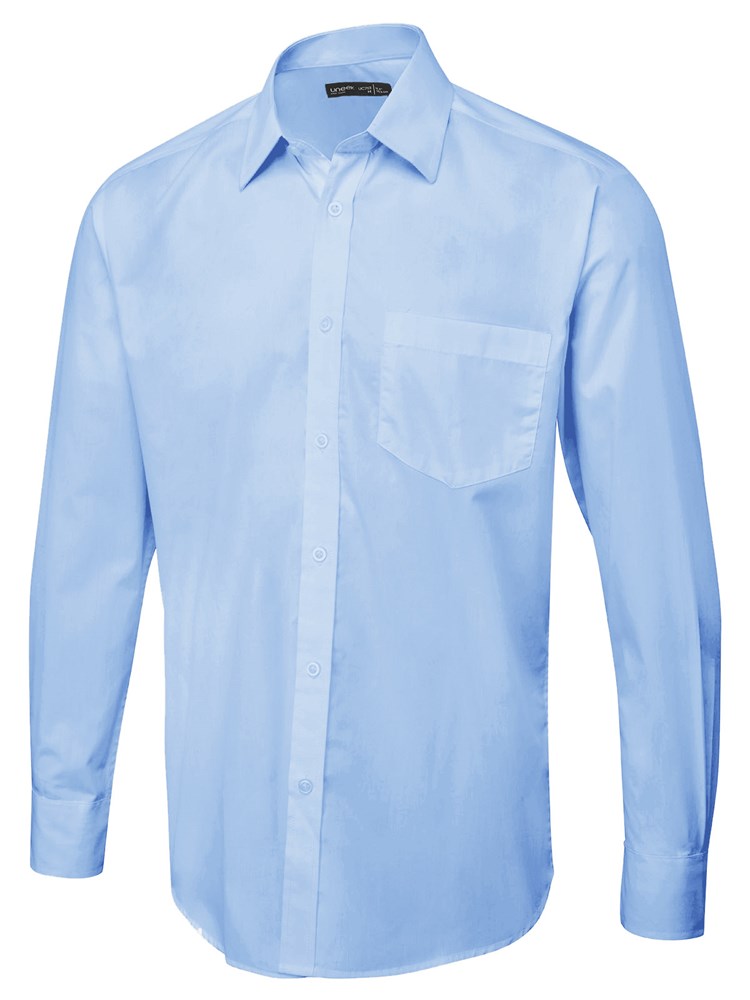 Uneek Men's Long Sleeve Poplin Shirt UC713