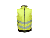 Regatta Hi-Vis Pro Bodywarmer Yellow/Navy XXL