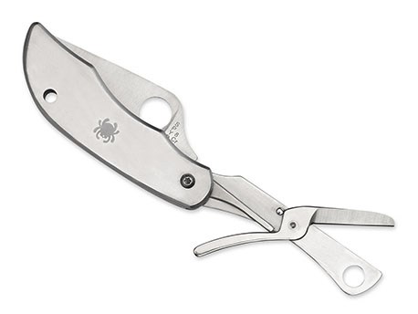 Spyderco Clipitool Scissors Silver 8Cr13MoV PE