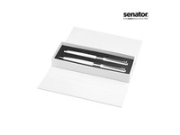 senator® Image White Line Set (Drehkugelschreiber+ Rollerball), wit