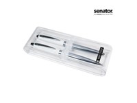 senator® Nautic Set (Touch Pad Pen+ Rollerball), zwart,wit