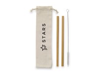 ECO Bamboe Straw Set bamboe rietjes
