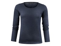 Merino U-neck Woman Navy XXXL