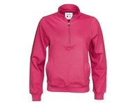 HALF ZIP UNISEX DARK CERISE L