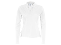 PIQUE LONG SLEEVE LADY WHITE S