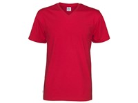 T-SHIRT V-NECK MAN RED 3XL