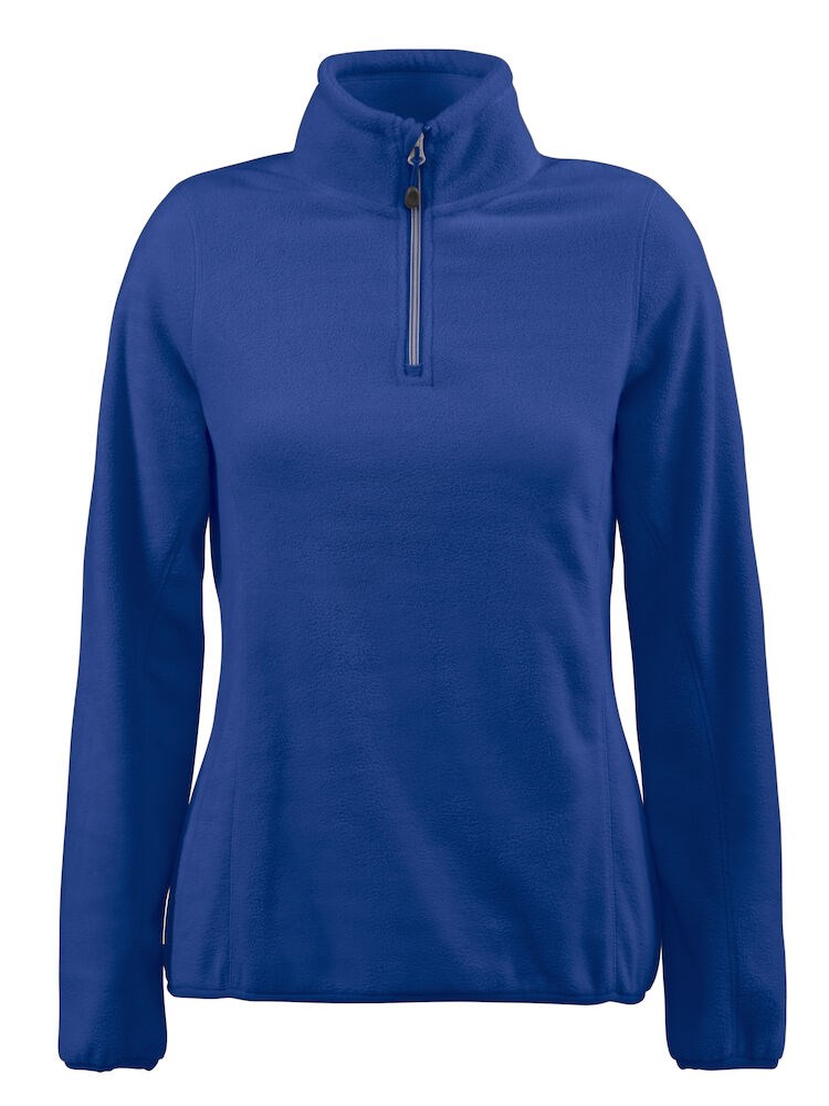 PRINTER FRONTFLIP LADY FLEECE HALFZIP BLUE L