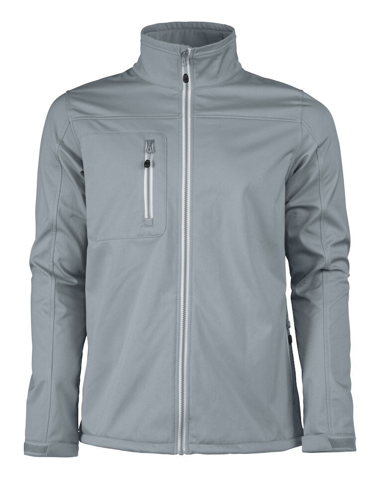 PRINTER VERT SOFTSHELL JACKET METALGREY XXL