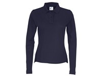 PIQUE LONG SLEEVE LADY NAVY S