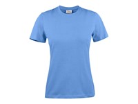 PRINTER HEAVY T-SHIRT LADY SKY BLUE S