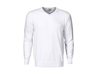 PRINTER FOREHAND KNITTED PULLOVER WHITE 5XL