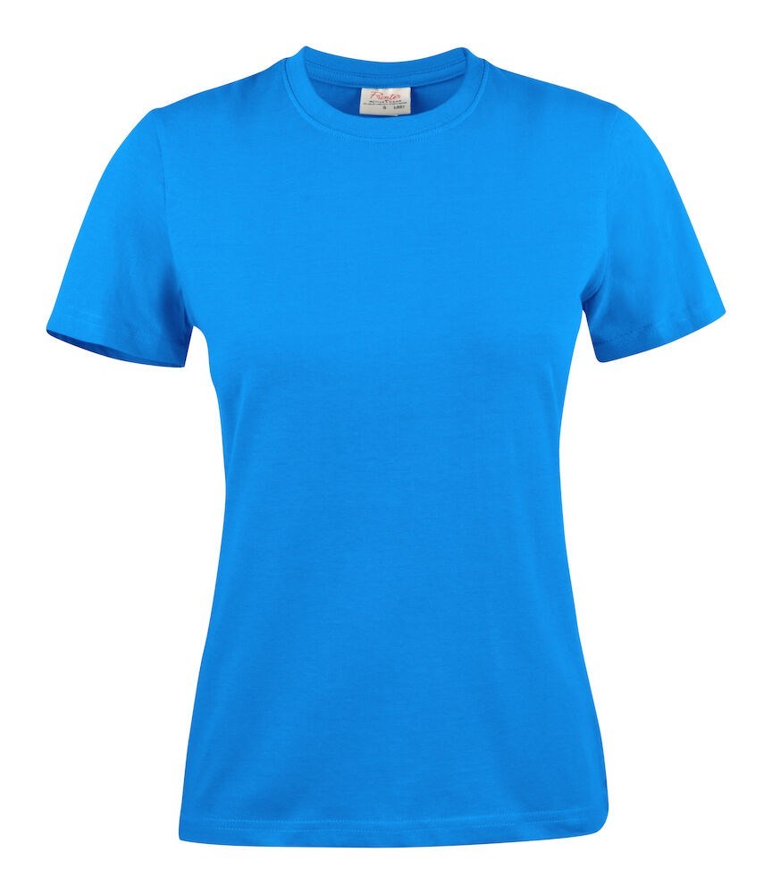 PRINTER LIGHT T-SHIRT LADY OCEAN BLUE XS