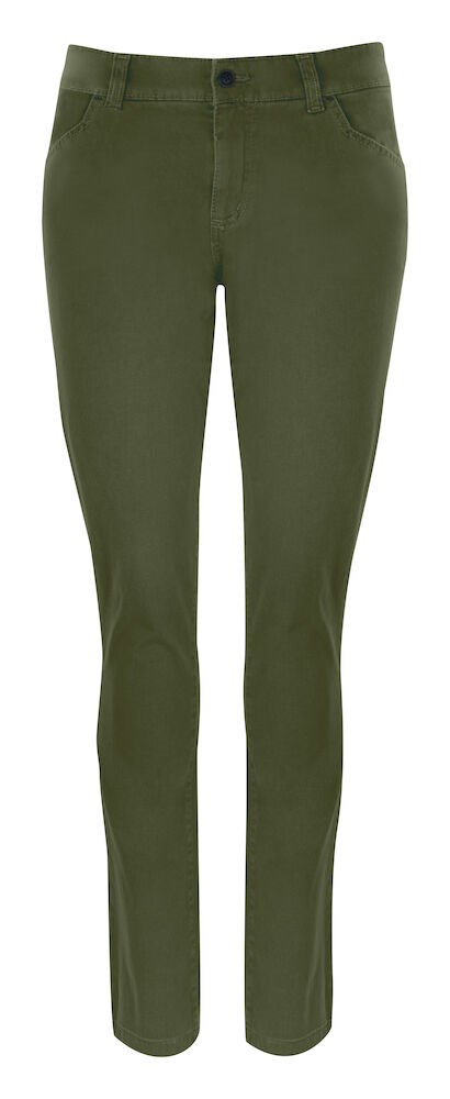 HARVEST OFFICER TROUSER LADY MOSS GREEN 26/34