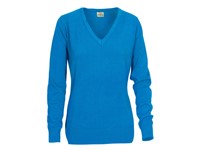 PRINTER FOREHAND LADY KNITTED PULLOVER OC BLUE L