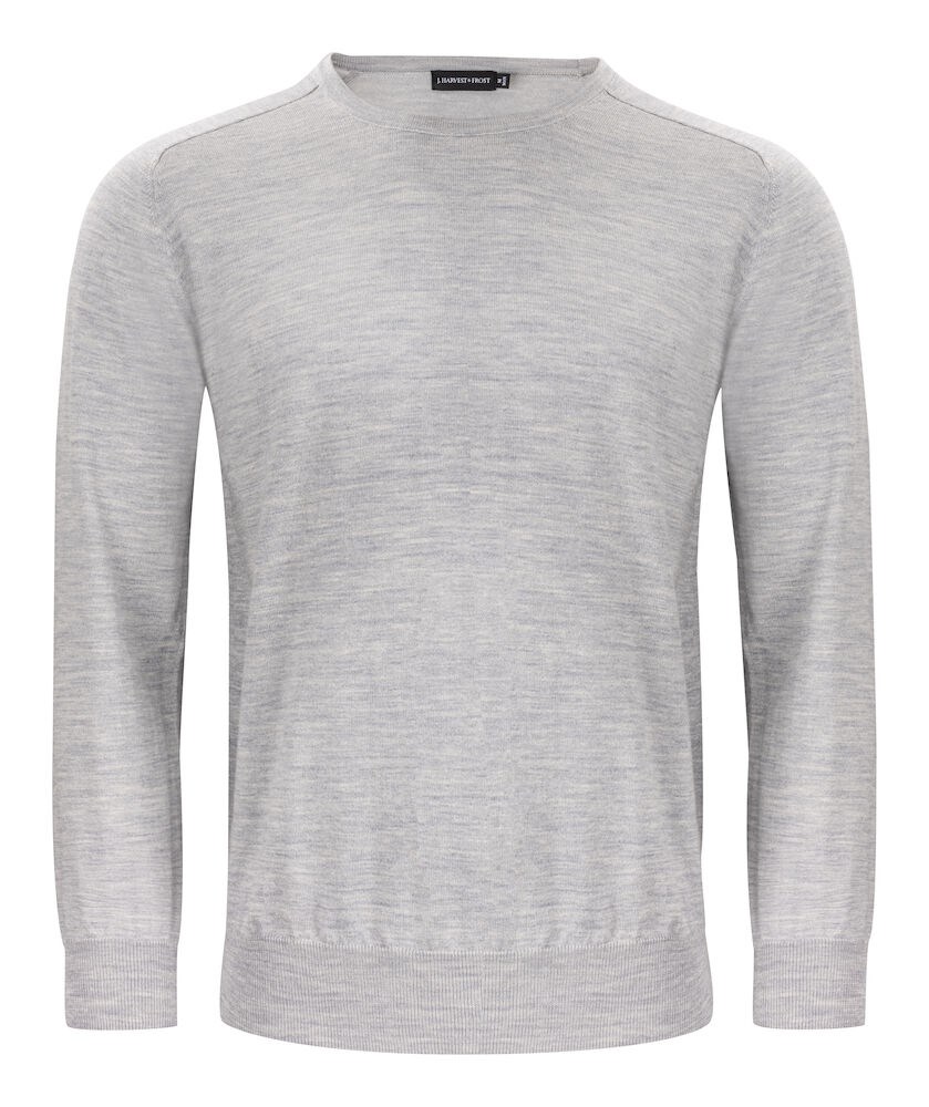 Merino U-neck Lt Greymel S