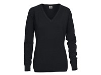 PRINTER FOREHAND LADY KNITTED PULLOVER BLACK XL