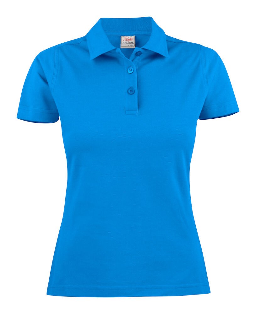 PRINTER SURF LADY POLO PIQUE OCEAN BLUE XXL