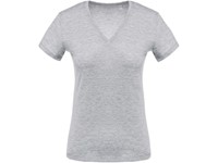 Kariban Ladies' short-sleeved V-neck T-shirt