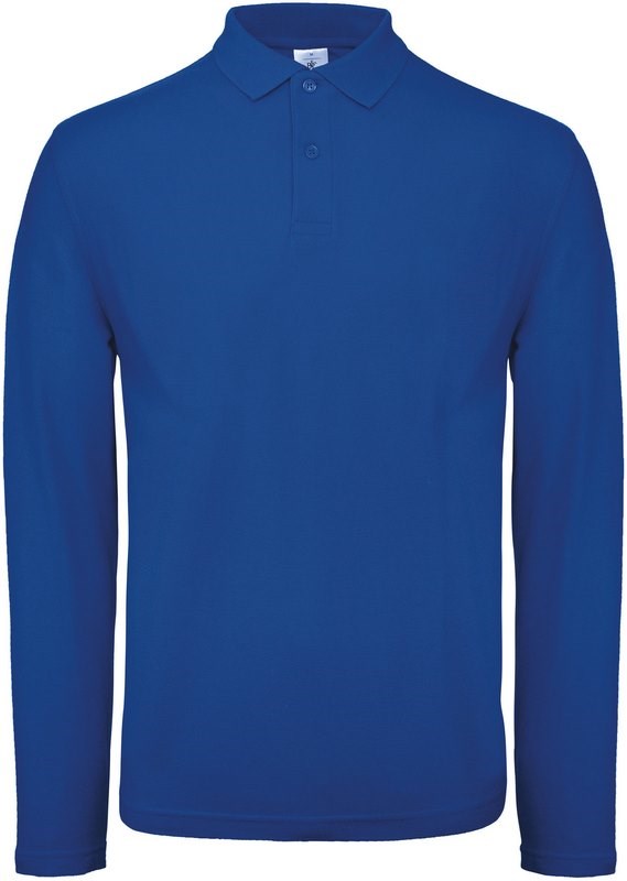 B&C ID.001 Men's long-sleeve polo shirt