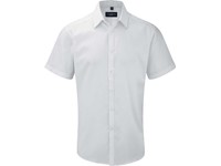 Russell Men's Short Sleeve Herringbone Shirt