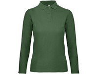 B&C ID.001 Ladies' long-sleeve polo shirt
