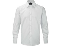 Russell Men's Long Sleeve Herringbone Shirt
