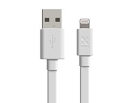 Flat USB to Lightning cable (1m) White