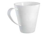 BIO-Coffee cup with handle 200 ml in white