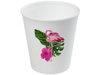 BIO-reusable cup 200 ml in white incl. In-Mould Label